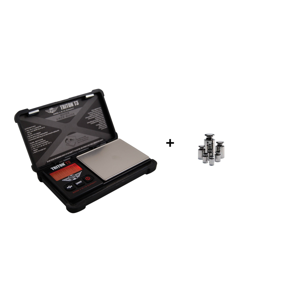 My Weigh Triton T3-660-W Tough 660g Pocket Scale with Calibration Weights My Weigh - 1