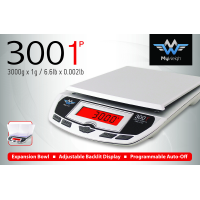 My Weigh 3001P Kitchen and Postal Scales 3kg x 1g My Weigh - 3