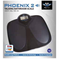 My Weigh Phoenix 2 Talking Bathroom Scales 28st/ 180kg / 396lb My Weigh - 4