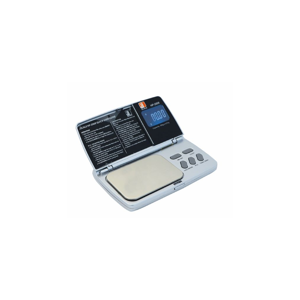 Jennings HP200X Multi-Function Pocket Scale 200g x 0.01g Jennings JScale - 1