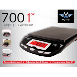 My Weigh 7001DXB Kitchen & Postal Scales Black 7kg x 1g My Weigh - 4