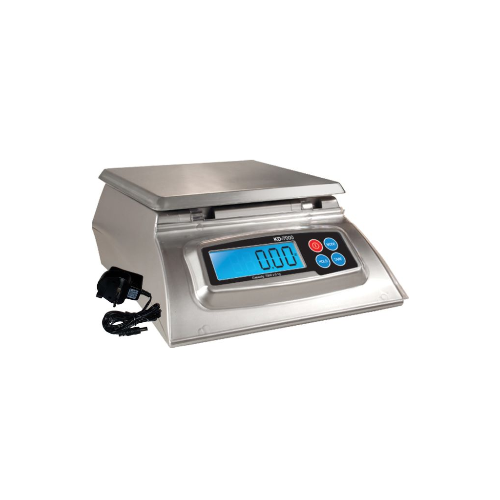 My Weigh KD7000 Professional Kitchen Scales Silver 7kg x 1g My Weigh - 1