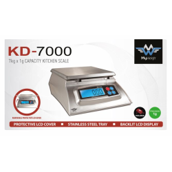 My Weigh KD7000 Professional Kitchen Scales Silver 7kg x 1g My Weigh - 6
