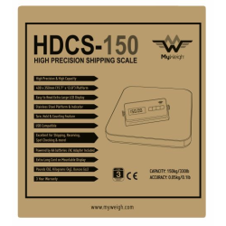 My Weigh HDCS Stainless Steel Heavy Duty Platform Scales 60kg or 150kg My Weigh - 6