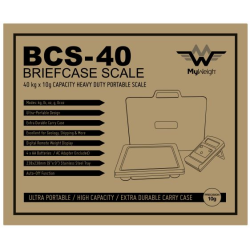 My Weigh BCS40 Portable Briefcase Scales 40kg x 10g My Weigh - 3