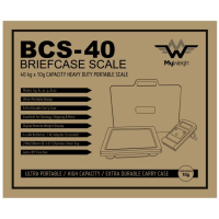 My Weigh BCS40 Portable Briefcase Scales 40kg x 10g My Weigh - 3