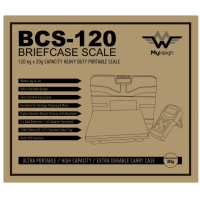 My Weigh BCS120 Portable Briefcase Scale 120kg x 20g My Weigh - 3