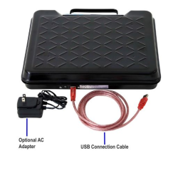 Brecknell GP100 USB Portable Bench Scales 45kg x 100g Brecknell - 6