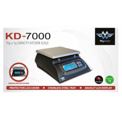 My Weigh KD7000 Professional Kitchen Scales Black 7kg x 1g My Weigh - 4
