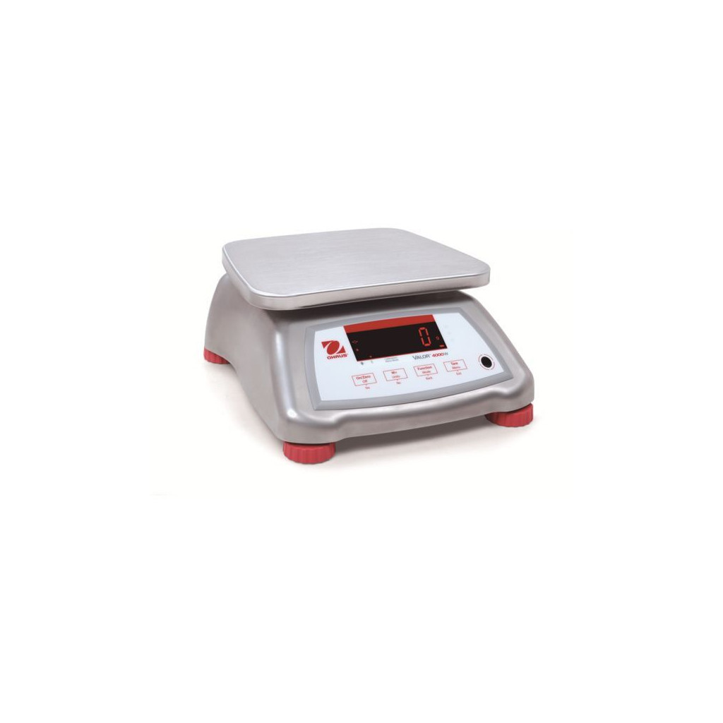 Ohaus Valor 4000 Trade Approved Stainless Steel IP68 Bench Scales 1.5kg - 15kg Ohaus - 1
