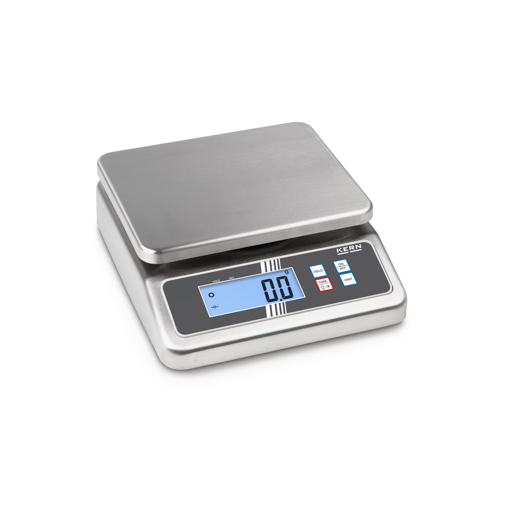 Kern FOB-NL IP67 Washdown Stainless Steel Bench Scales 0.5kg - 30kg Kern and Sohn - 1