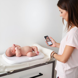 My Weigh Bluetooth Connected Baby Scales with Free App 60lb/ 28kg White My Weigh - 2